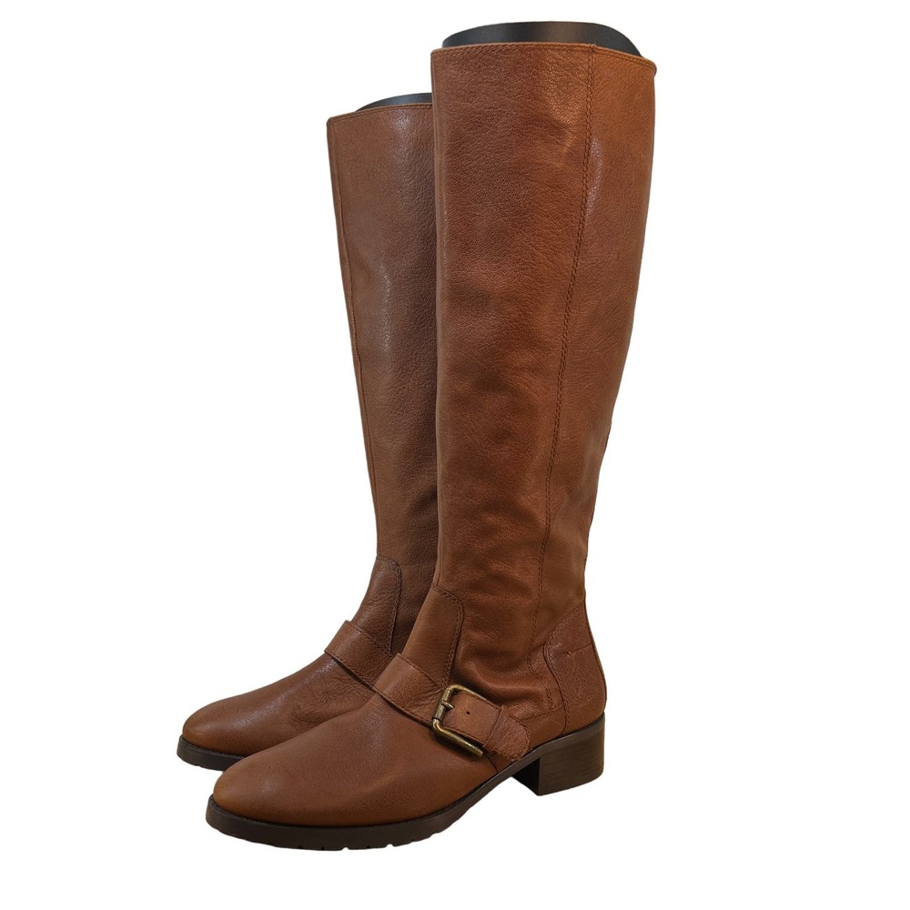 DONALD PLINER tall leather boots size‎ 8M